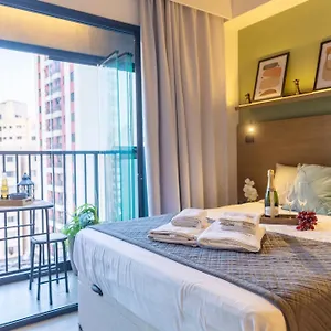 Estudios Com Ac E Varanda Na Bela Vista São Paulo
